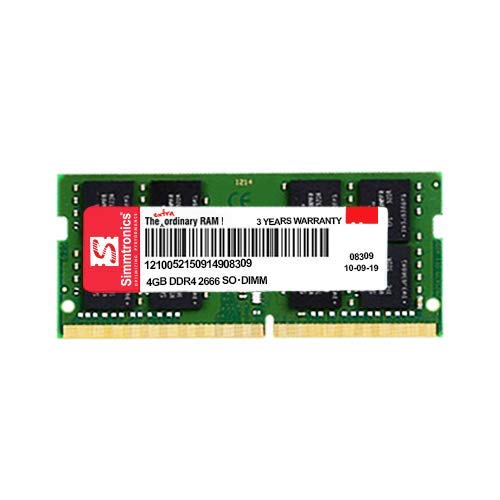 Amazon.in: Buy Simmtronics 4GB DDR4 Laptop RAM 2666 MHz (PC 21300